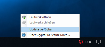 A-Trust CryptoPro Secure Drive - Update verfügbar