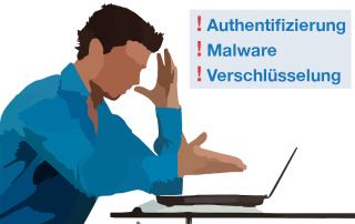 Homeoffice Gefahren Authentifizierung Malware Verschlüsselung