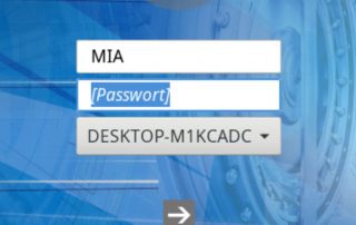 Secure Disk Benutzername - Passwort Authentisierung