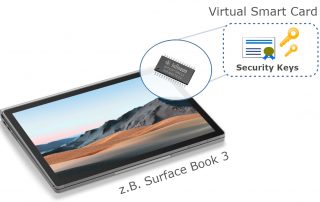 Virtual Smartcard am Microsoft Surface Book 3